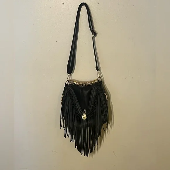 🆕Exquisitely BOHO black faux leather purse is back in stock!! Price dropped NWT. - Picture 2 of 15